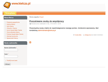 Tablet Screenshot of kielcza.pl